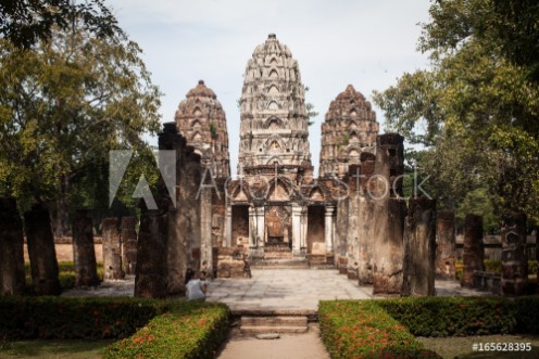 Picture of Ruins of the ancient temple Sukhothai National Park Thailand